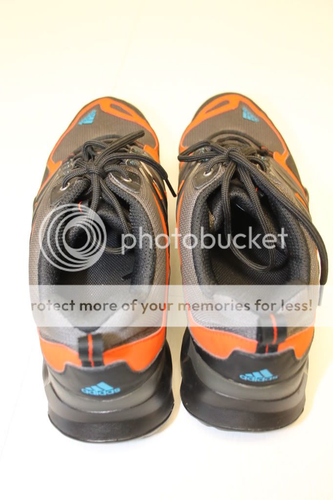 ebay: adidas outdoor traxion mens 13 48 euc gray & orange outo